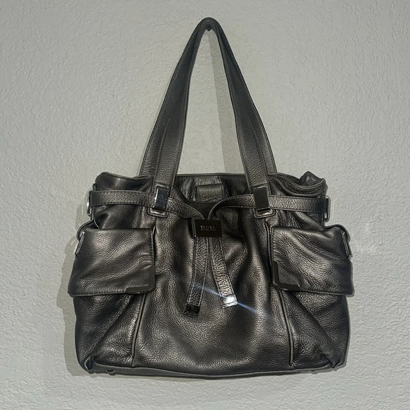 MICHAEL KORS | Beverly Large Silver Satchel - Picture 2 of 10